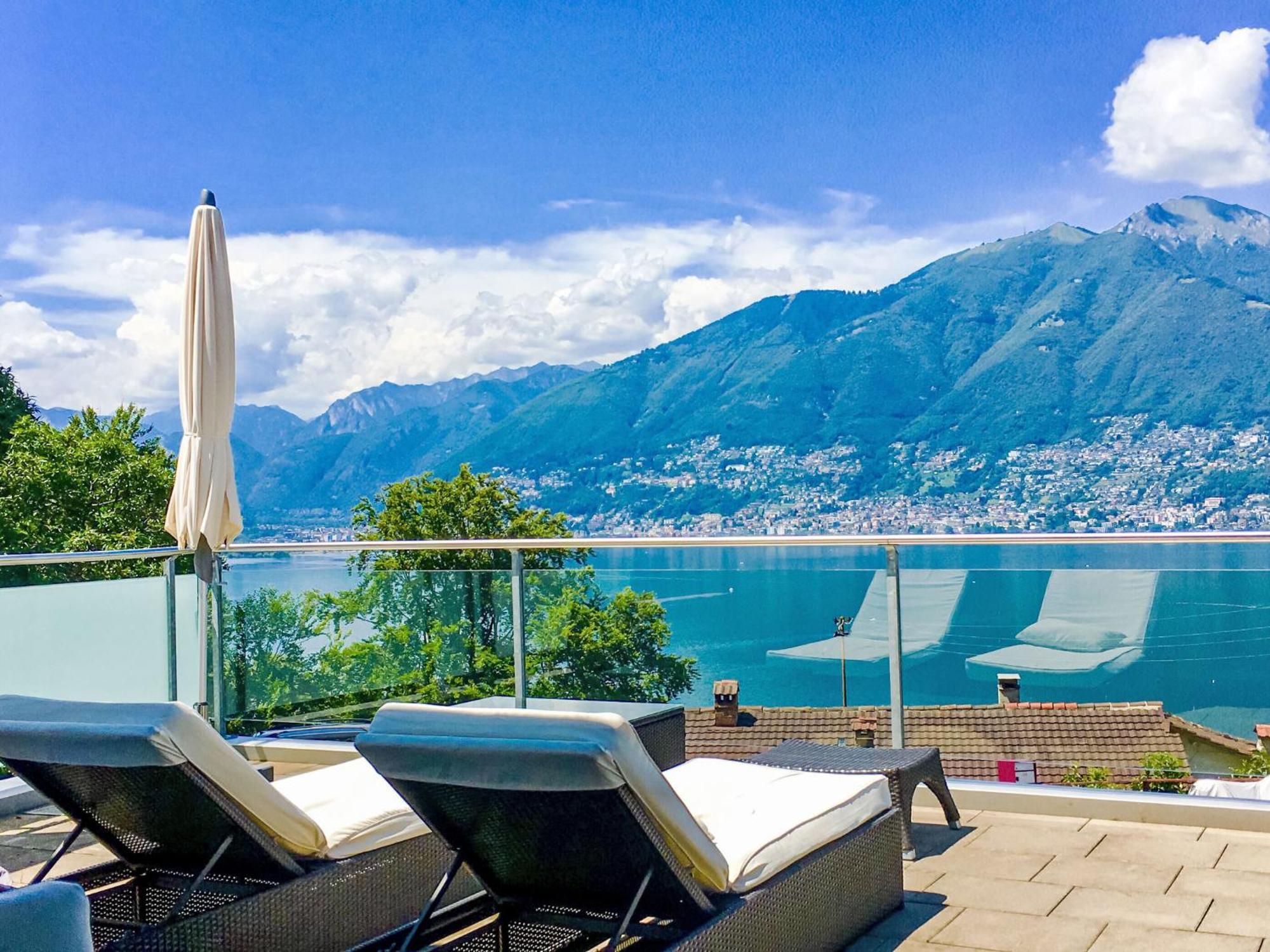 Apartment Vista Lago Maggiore 1-Floor Left By Interhome Gambarogno Kültér fotó