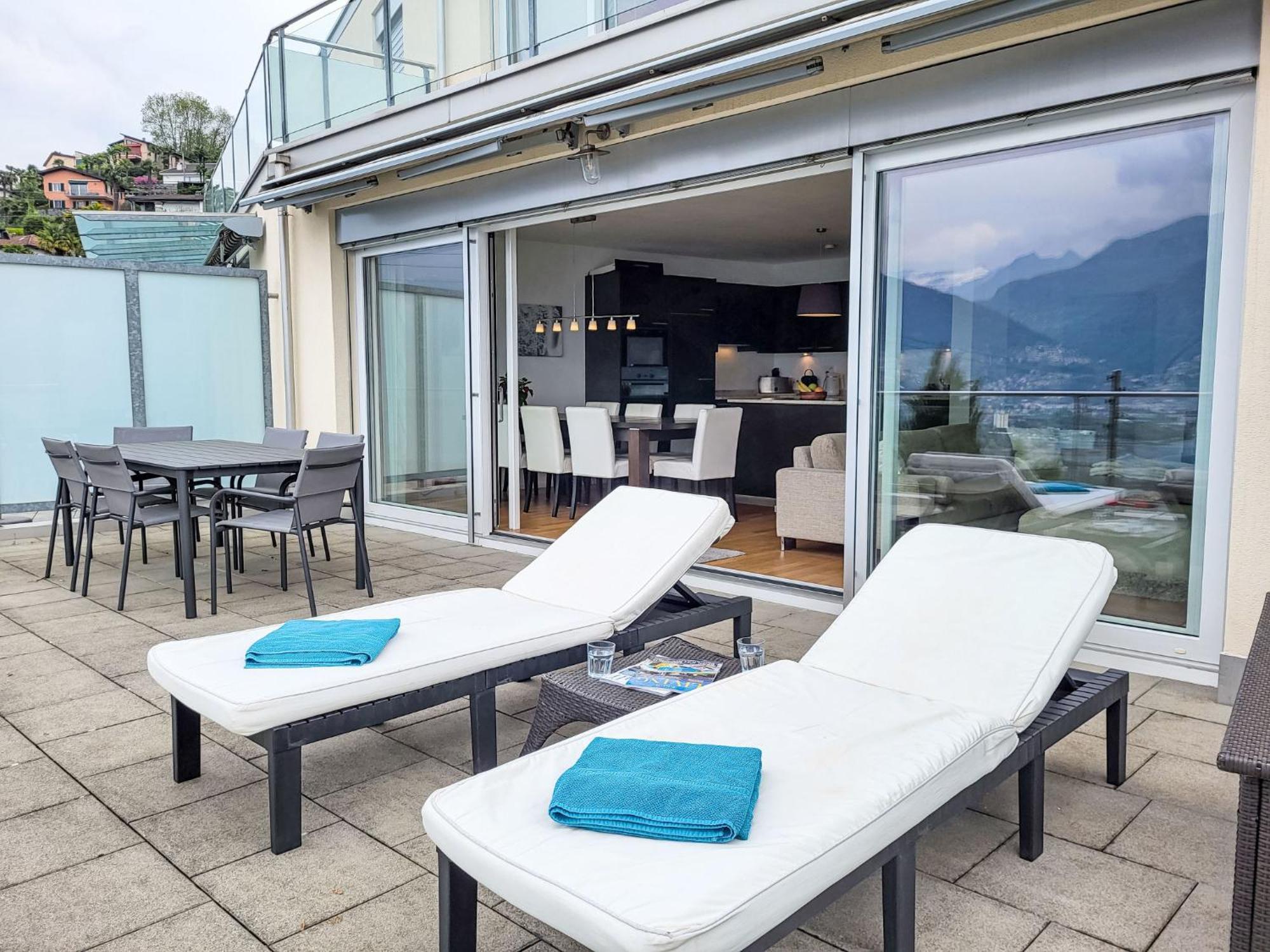 Apartment Vista Lago Maggiore 1-Floor Left By Interhome Gambarogno Kültér fotó