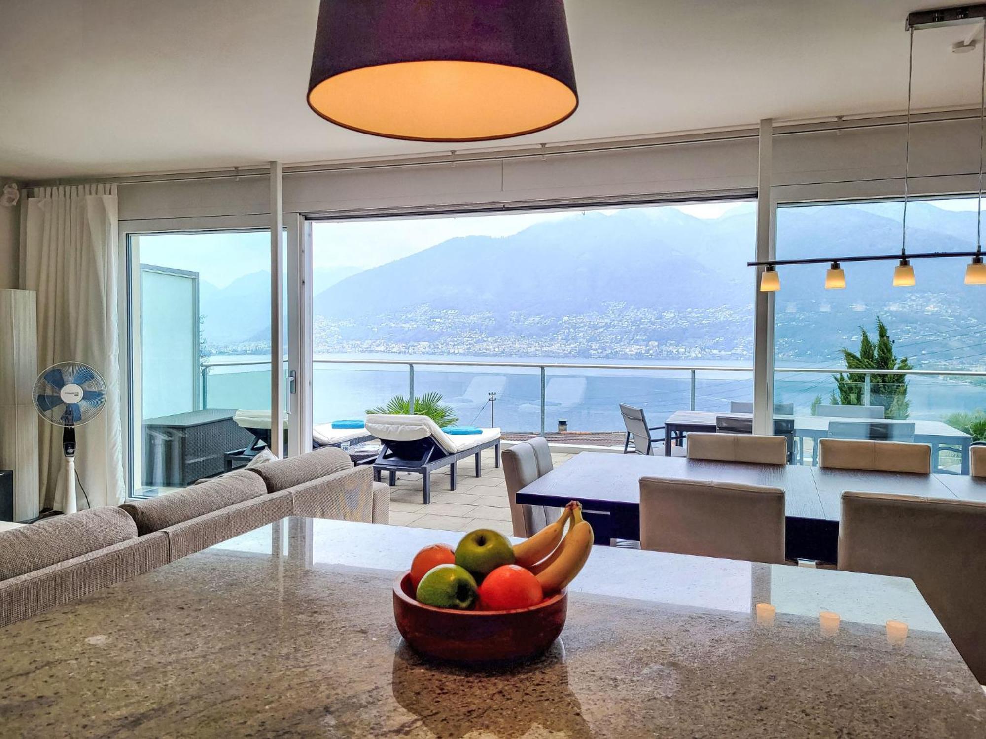 Apartment Vista Lago Maggiore 1-Floor Left By Interhome Gambarogno Kültér fotó